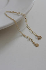 14k double chain half clip bracelet - 4MiLi (フォーミリ)