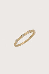 14k cubic pointed ring (3Color) - 4MiLi (フォーミリ)