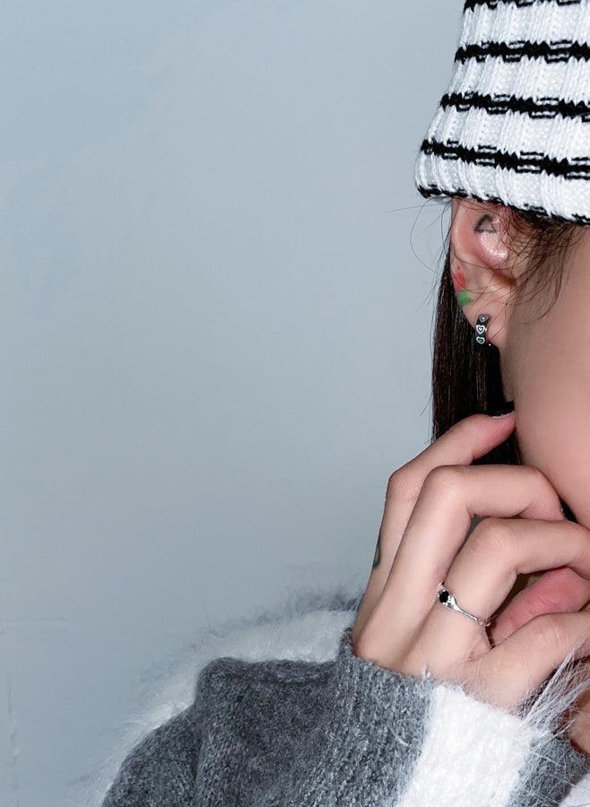 【即納】キッチュ アイコン ボールド ミニ リングピアス (4Type) 16G - 4MiLi (フォーミリ)