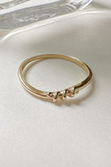 14k middle coil ring - 4MiLi (フォーミリ)