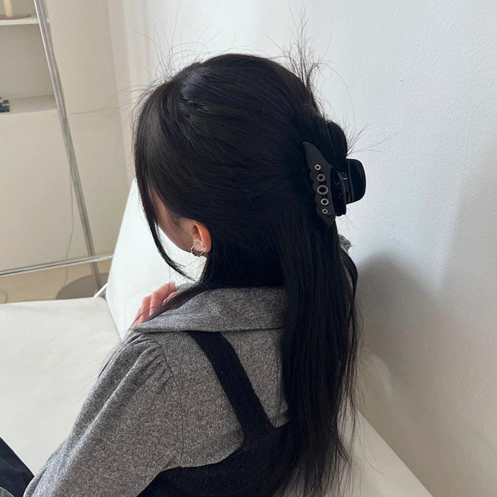 パンチング ホール ポイント ヘアクリップ(3color) - 4MiLi (フォーミリ)