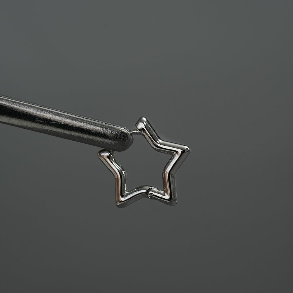 ハートと星 ワンタッチ ピアス - 4MiLi (フォーミリ)