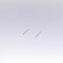 เจาะจมูกใส 20G วัสดุซิลิโคนอ่อนนุ่ม อ่อนโยนต่อรู (2 แบบ)