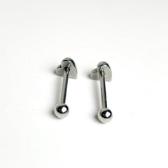 ปืนพกสีชมพู 14G เจาะสะดือรูปปืนรูปกล้วย