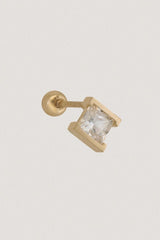 14k square frame cubic piercing 21G - 4MiLi (フォーミリ)