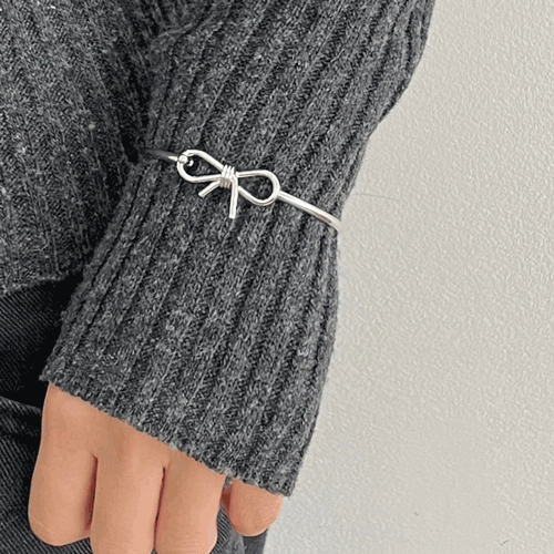 【即納】リボン バングル ブレスレット - 4MiLi (フォーミリ)