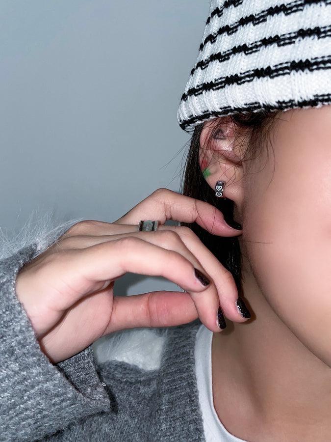 【即納】キッチュ アイコン ボールド ミニ リングピアス (4Type) 16G - 4MiLi (フォーミリ)