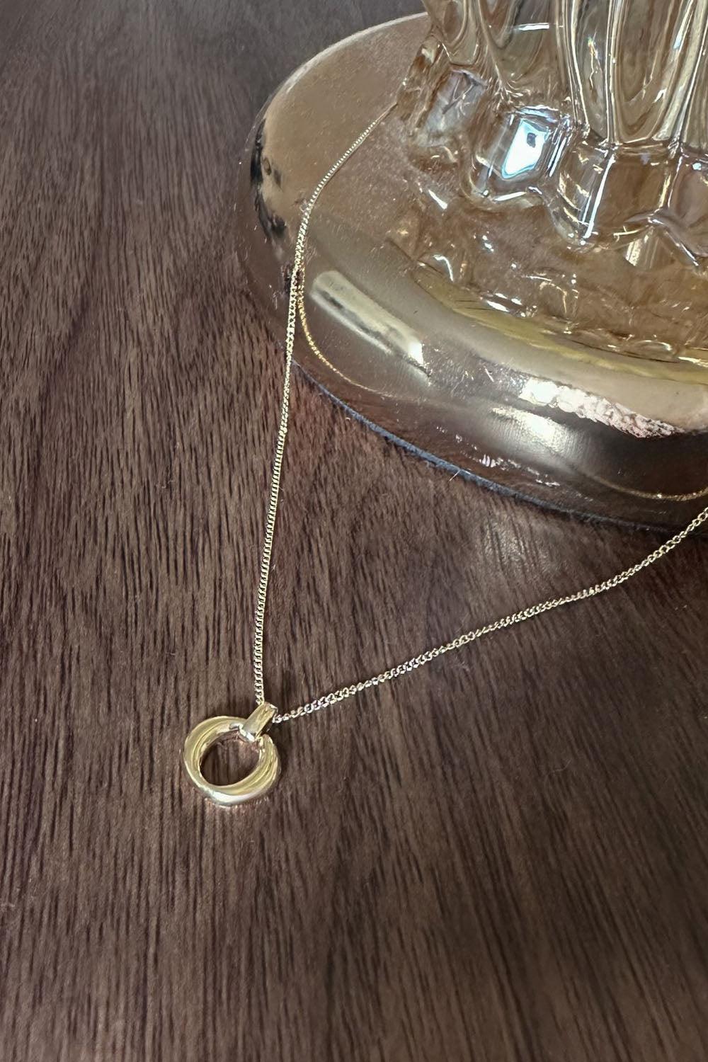 14k oval hinge necklace - 4MiLi (フォーミリ)