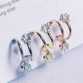 DOUBLE Ring of stars(ピアス/ピアッシング/イヤリング) - 4MiLi (フォーミリ)