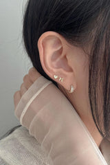 เจาะริบบิ้นจีบมินิ 14k 21G