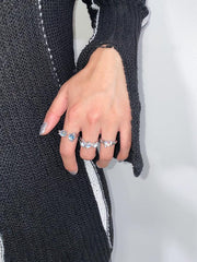 ダブル オーロラ キュービック リング - 4MiLi (フォーミリ)