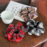 タータン チェック スクランチ シュシュ (4Color) - 4MiLi (フォーミリ)