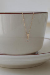 14k gold bar shine necklace - 4MiLi (フォーミリ)