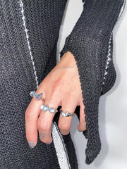 ダブル オーロラ キュービック リング - 4MiLi (フォーミリ)