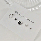 ブラックリボン ピアッシング(5 set) - 4MiLi (フォーミリ)