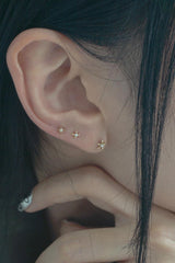 14k cubic sparkle piercing - 4MiLi (フォーミリ)