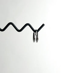 แหวนเจาะปากดีไซน์เส้นคู่ (5แบบ) เจาะร่างกาย 16G