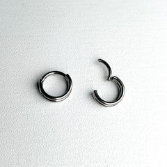 แหวนเจาะปากดีไซน์เส้นคู่ (5แบบ) เจาะร่างกาย 16G