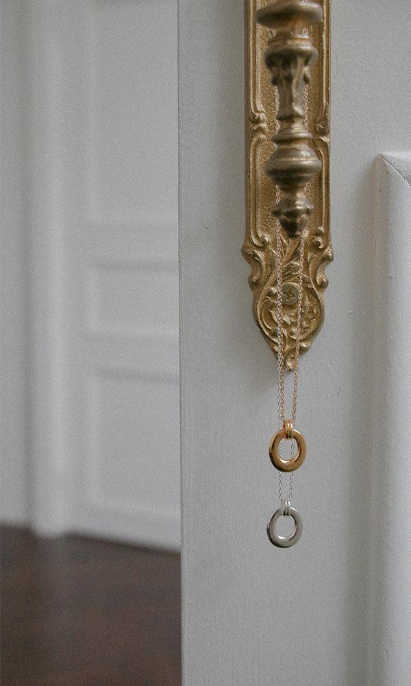 14k oval hinge necklace - 4MiLi (フォーミリ)