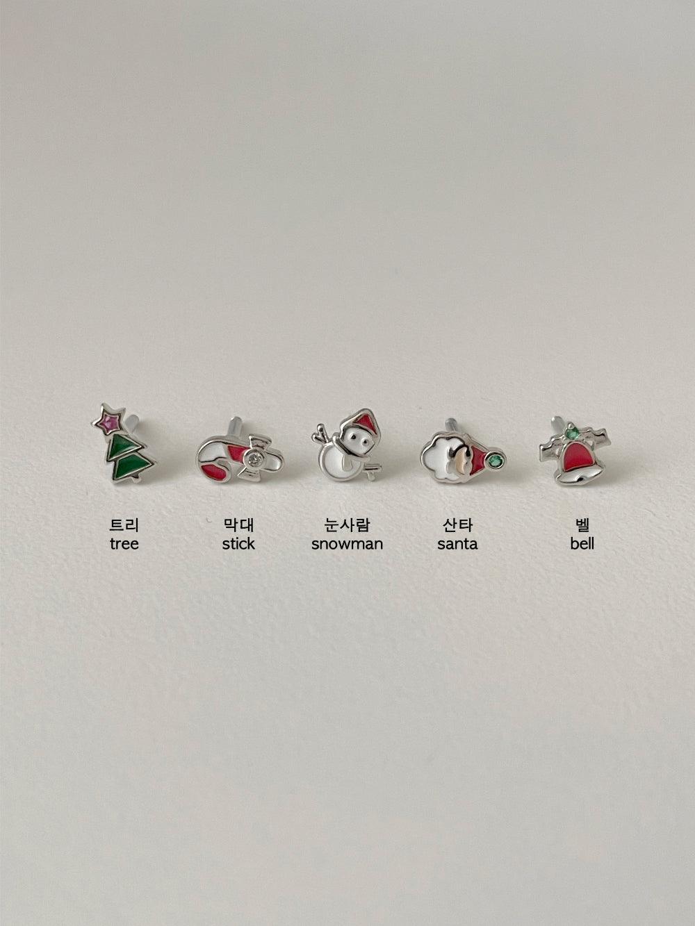 シャイニー クリスマス (ピアス/ピアッシング) 5Type - 4MiLi (フォーミリ)