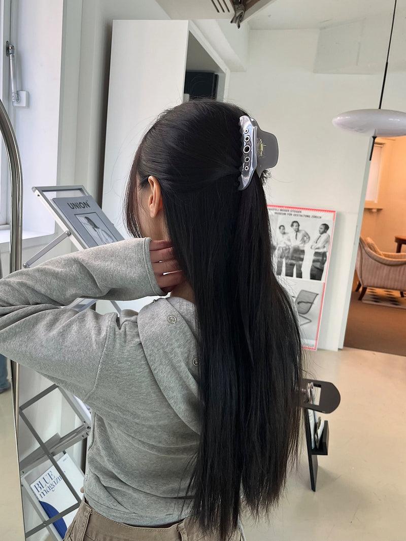 パンチング ホール ポイント ヘアクリップ(3color) - 4MiLi (フォーミリ)