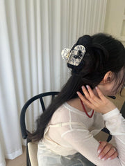 ラブリー リボン ハート ヘアクリップ(3color) - 4MiLi (フォーミリ)