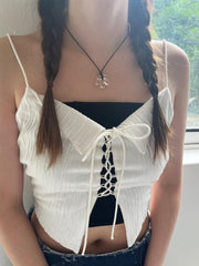 アクリル フラワー レザー ネックレス (4Color) - 4MiLi (フォーミリ)