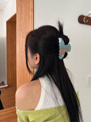 グリッター パール 半月 ヘアクリップ (6color) - 4MiLi (フォーミリ)