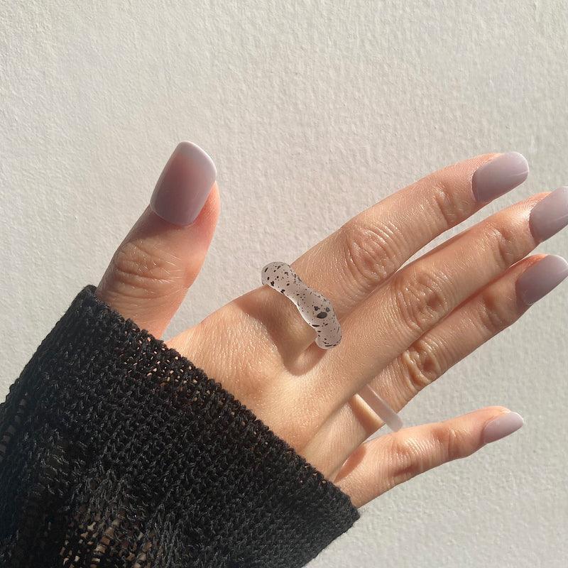 ペイント パターン アクリル リング (12type) - 4MiLi (フォーミリ)