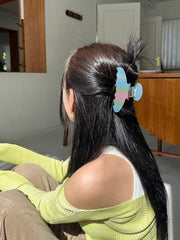 グリッター パール 半月 ヘアクリップ (6color) - 4MiLi (フォーミリ)