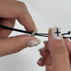 アクリル フラワー レザー ネックレス (4Color) - 4MiLi (フォーミリ)