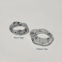 ペイント パターン アクリル リング (12type) - 4MiLi (フォーミリ)