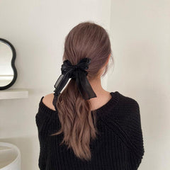 グロッシーリボンツーウェイ シュシュ (7Color) スクランチー - 4MiLi (フォーミリ)