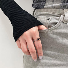 ペイント パターン アクリル リング (12type) - 4MiLi (フォーミリ)