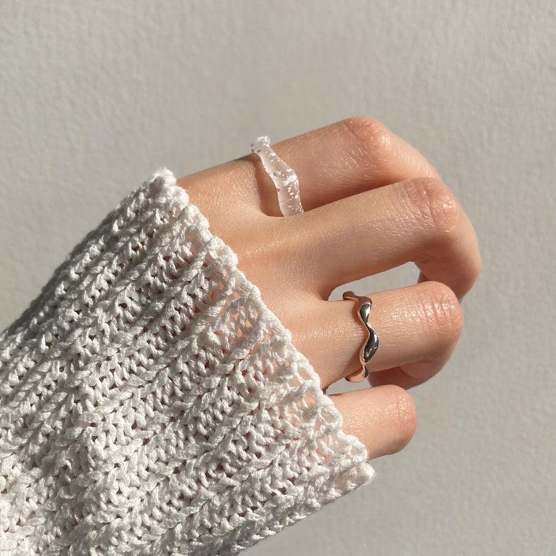 ペイント パターン アクリル リング (12type) - 4MiLi (フォーミリ)