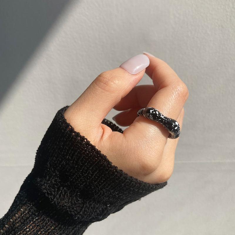 ペイント パターン アクリル リング (12type) - 4MiLi (フォーミリ)