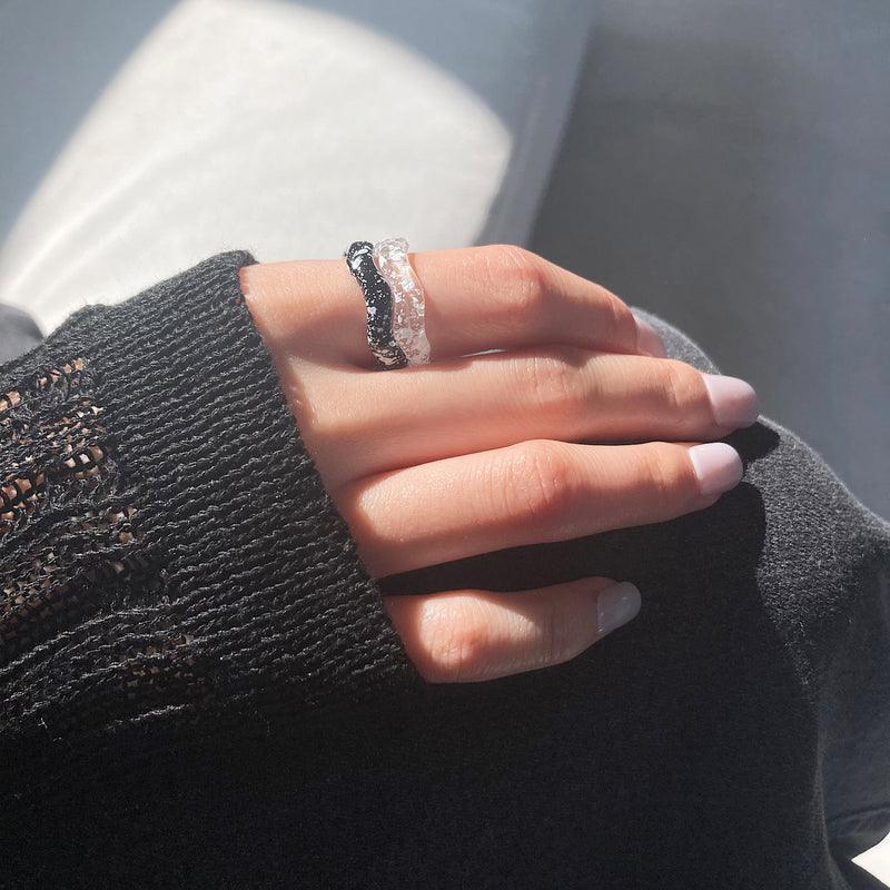 ペイント パターン アクリル リング (12type) - 4MiLi (フォーミリ)