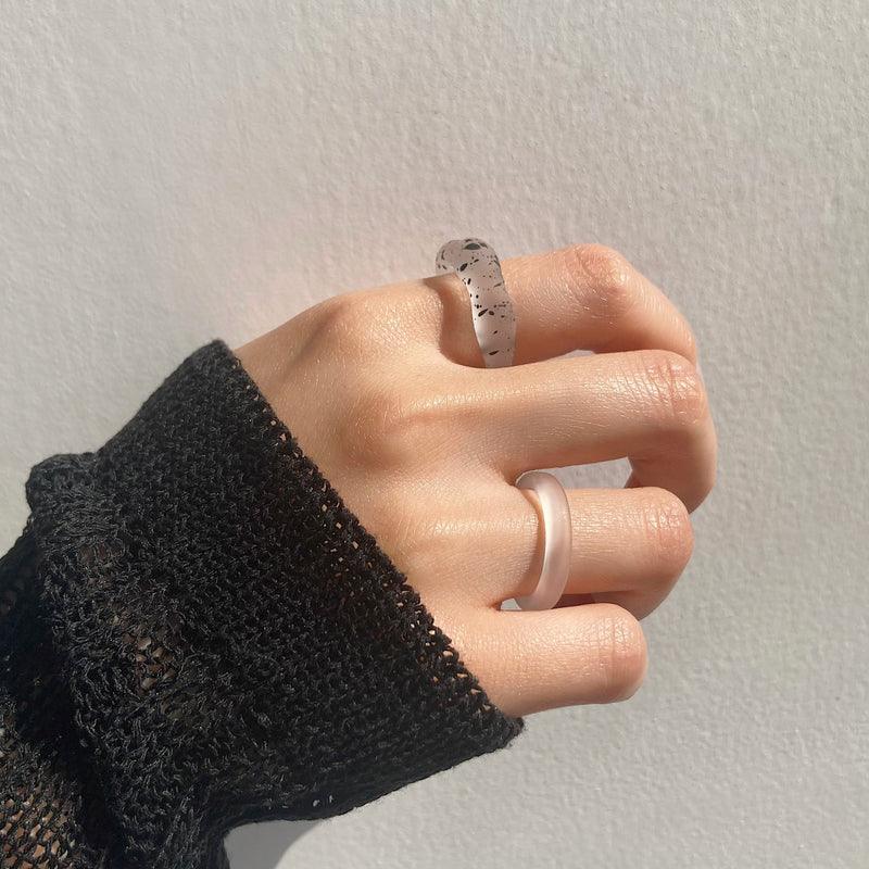 ペイント パターン アクリル リング (12type) - 4MiLi (フォーミリ)