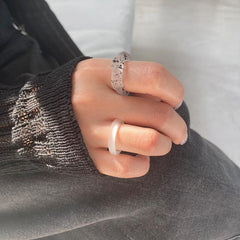 ペイント パターン アクリル リング (12type) - 4MiLi (フォーミリ)