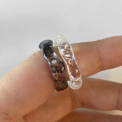 ペイント パターン アクリル リング (12type) - 4MiLi (フォーミリ)