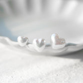 【即納】パールハートピアッシング (3Size) 16G - 4MiLi (フォーミリ)