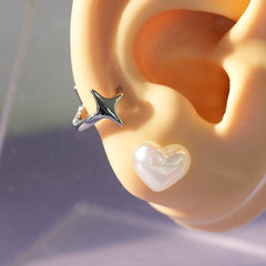 【即納】パールハートピアッシング (3Size) 16G - 4MiLi (フォーミリ)