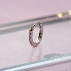 キュービック ワンタッチリングピアス (3Size) 18G - 4MiLi (フォーミリ)