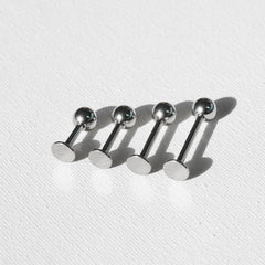 All Surgical Steel 3mm 4mm Ball Labret Body Piercing Cartilage Piercing