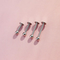 All Surgical Steel 3mm 4mm Ball Labret Body Piercing Cartilage Piercing