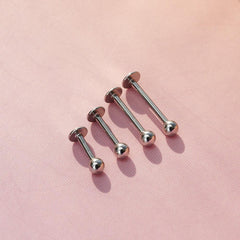 All Surgical Steel 3mm 4mm Ball Labret Body Piercing Cartilage Piercing