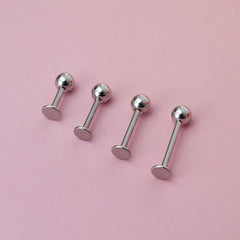 All Surgical Steel 3mm 4mm Ball Labret Body Piercing Cartilage Piercing