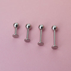All Surgical Steel 3mm 4mm Ball Labret Body Piercing Cartilage Piercing