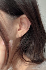 14k flash lock piercing (3Color) 21G - 4MiLi (フォーミリ)