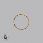 14k rope knot ring - 4MiLi (フォーミリ)